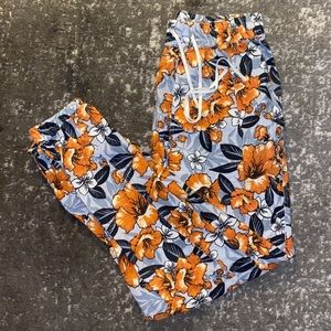 Urban Outfitters Tropical Floral Joggers